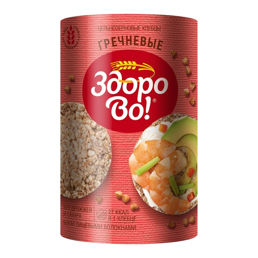 ЗдороВо! слайсы гречневые 100 г.